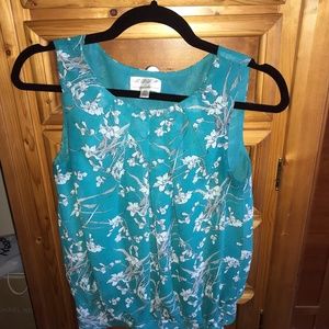 Green/teal xs tank with side tie